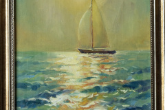 Закат на море